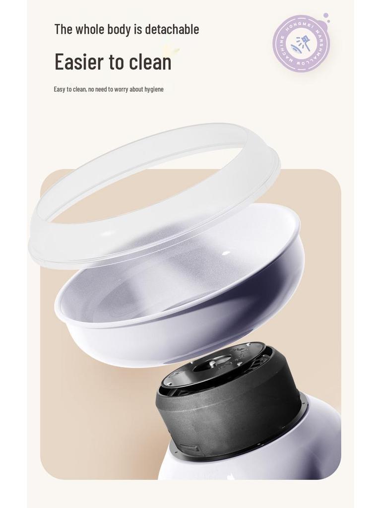 Automatický elektrický mini stroj na cukrovou vatu pro domácnost - Zábava pro děti