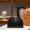Small Leather Crossbody Bag - Fashion Casual Handbag Women 23cm Solid Color 2025 Fall