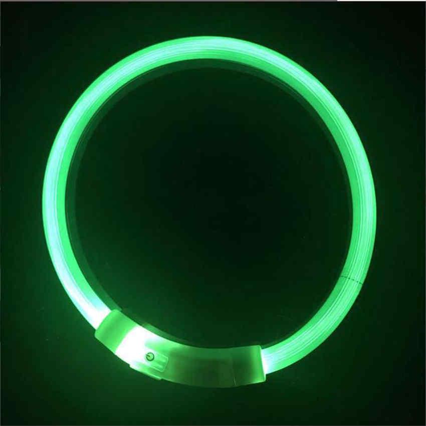 Rechargeable LED Dog Collar Light USB Glowing Dog Collars Pet Flash Luminous Collars