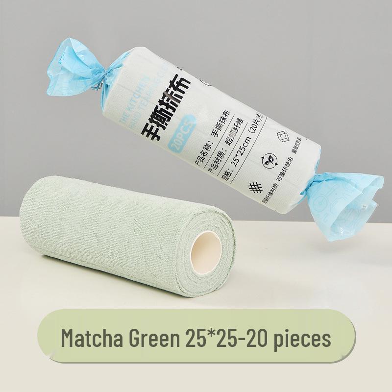 Multi-Use Absorbent Oil-Removing Tearable Dishcloth for Kitchen Cleaning