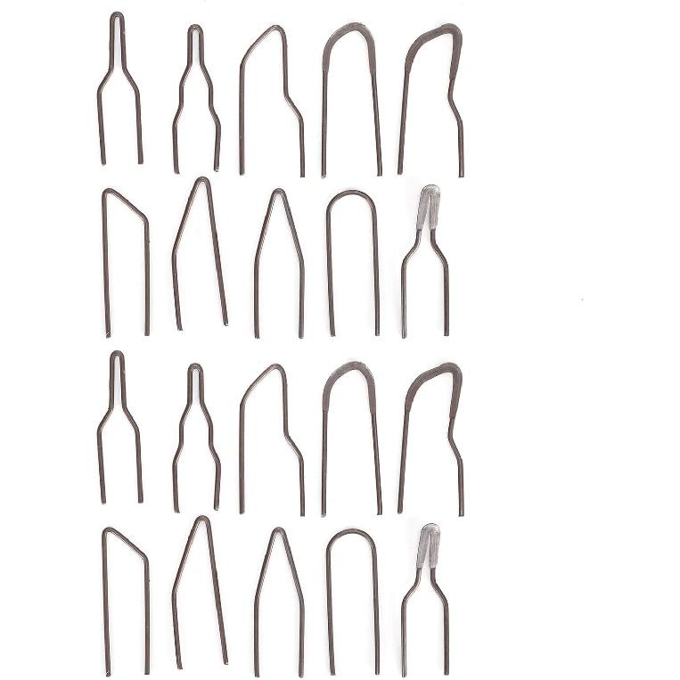 Наконечники для выжигания, 20 шт. Набор наконечников для пирографии, Набор наконечников для выжигания по дереву, Наконечники для нагревательного пистолета для резьбы по металлу, Высокоомные, Не гнущиеся