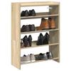 Vidaxl Stojak Na Buty, Dąb Sonoma 60X25X81 Cm, Materiał Drewnopochodny