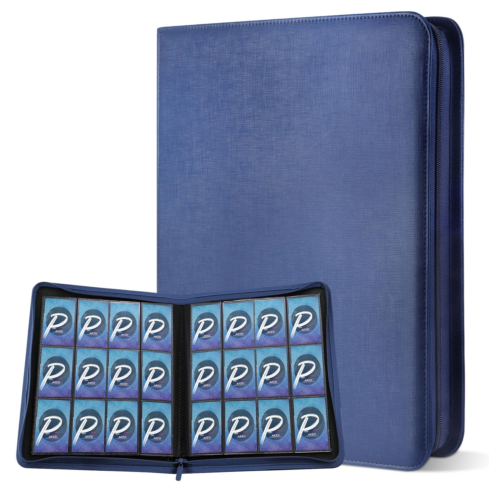PAKESI Star Card 12 Holds 480 PU Card for Collecting Other Star Card Collection File File Pockets Cards Sheets Cards Blue синий 5290₽