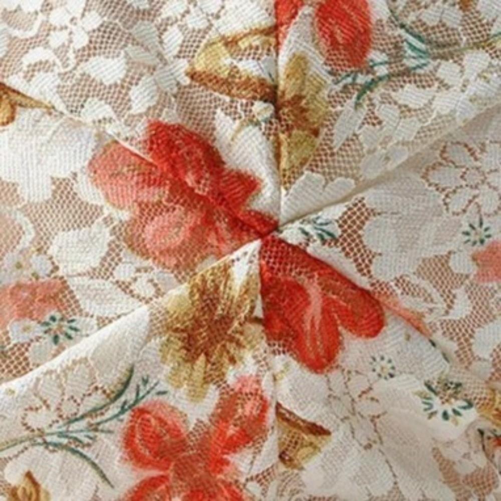 Floral Pattern Chemo Cap Comfortable Head Scarves Creative Stretch Slouchy Turban  Head Covering