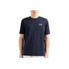 Emporio Armani EA7 Stretch Fitted Short Sleeve Crew Neck Color Block Printed T-Shirt Men Tops Blue 7M000179-AF13530-UB102