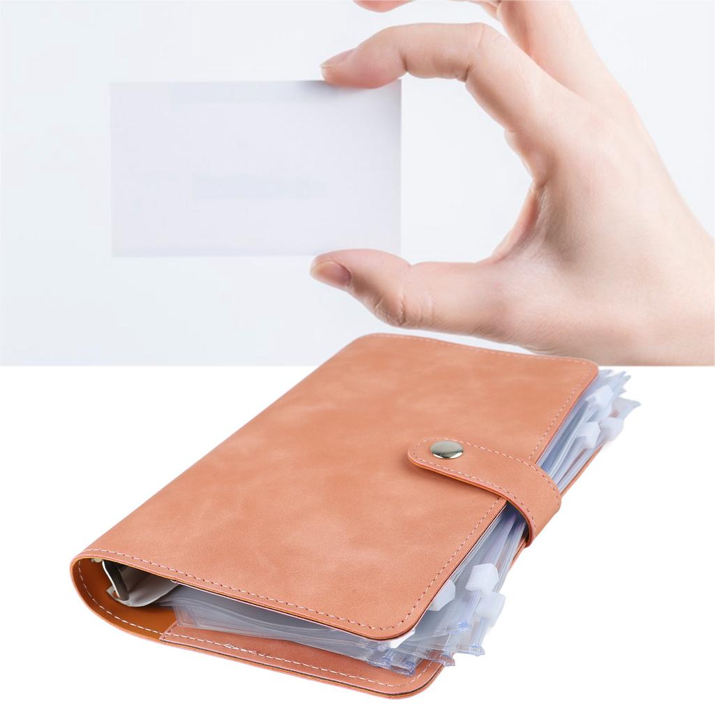 Budget Meerdere Vakken Roestvrij Staal PU Leer Cover Portfolio voor School Zaken