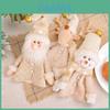 Christmas Santa Claus Snowman Deer Bottle Cover With Plush Foam Material For Holiday Table Decor