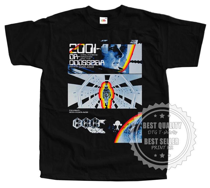 

2001 A Space Odyssey T SHIRT v10 Movie Poster BLACK All Sizes S to 5XL S