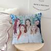KPOP Group-I-ITZYS Office Cushion Pillowcase Car Cushion Cover45X45CM Lumbar Pillowcase Sofa Pillowcover