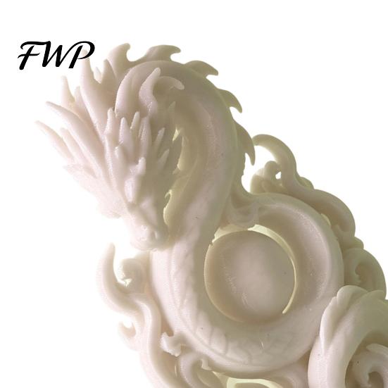 3D Printed Dragon Ornament Chinese Statue, Compact Figurine, Fine Detail Zodiac Collectibles Carving Design, Creative for Office Desk Decor Statue
