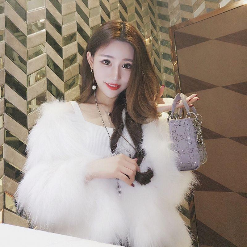 Autumn and Winter New Fashion Imitation Fox Fur Coat Women's Short Slim and Thin Fur Coat Tide