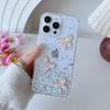 Applicable To IPhone16Promax Mobile Phone Case Gel-drop Gold Wire Butterfly 1314 Apple 15 High-end Creative
