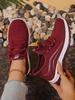 Autumn 2025 Women's Stylish Flyknit Sports Shoes: Comfortable, Plus Size Casual Sneakers