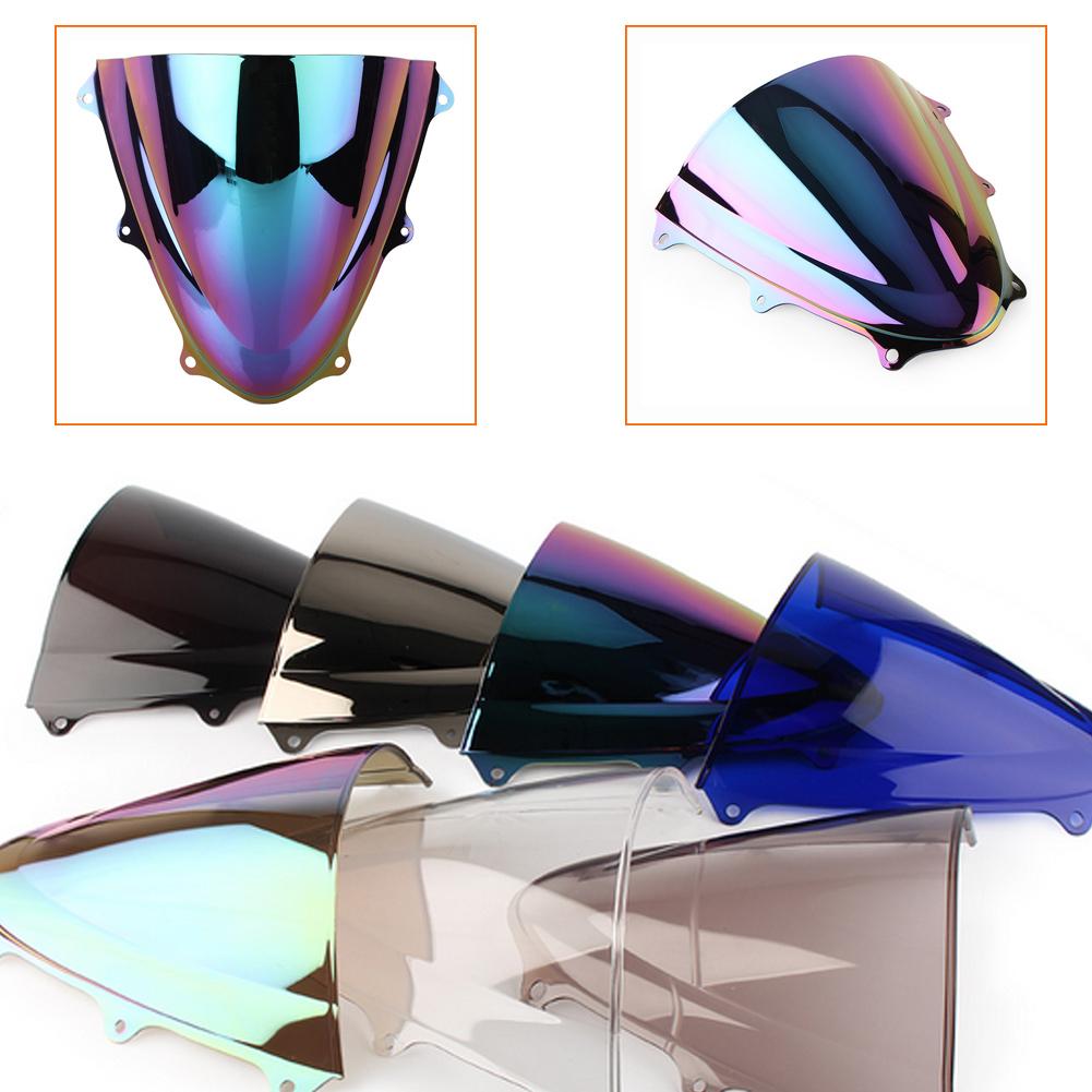 Motorcycle Double Bubble Windshield For Suzuki GSX-R GSXR 600 750 GSXR600 2011-2018 K11 WindScreen Accessories Fairing Deflector