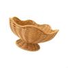 Multipurpose Fruit Basket Traditional Style Stackable Snack Tray Open Top Hand Woven Vegetable Basket Home Storage Decoration