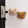 Ins Korean Bear Children's Room Door Rear Handle Silent Anti-collision Sticker Cushion Anti-Bump Wall Protector Door Stopper