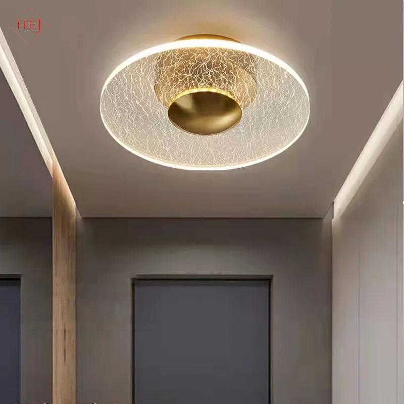 Flush Mount Ceiling Light Fixture Decorative Home Aisle Entrance Cloakroom Hallway Corridor Balcony Modern Led Ceiling Lamp