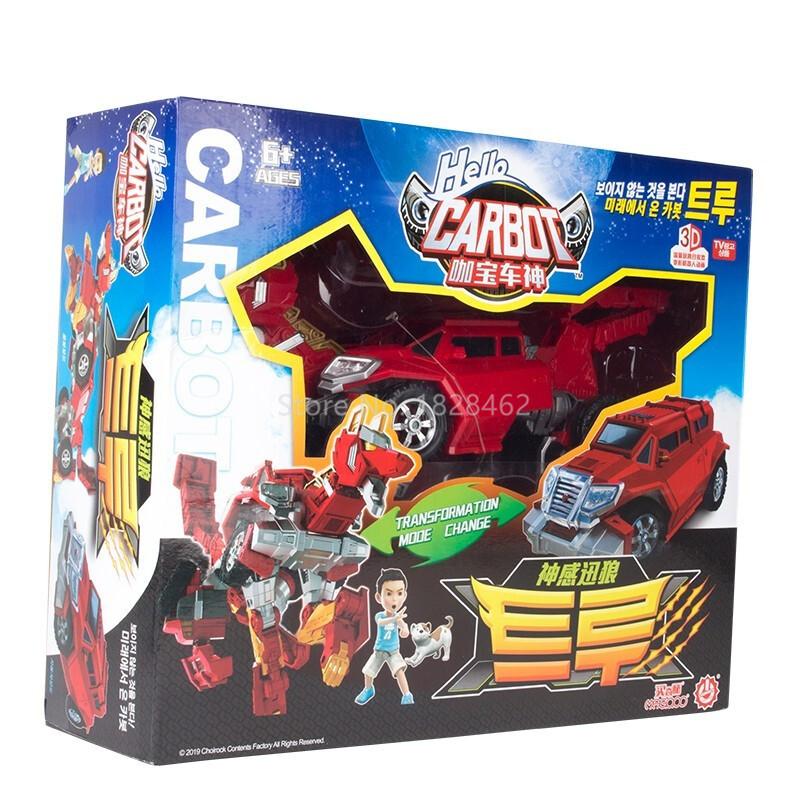 

Новые Большие Игрушки-Роботы-Трансформеры Carbot, Фигурки, Деформация в двух режимах, Машина, Полицейский Волк, Игрушка для Детей, Подарок