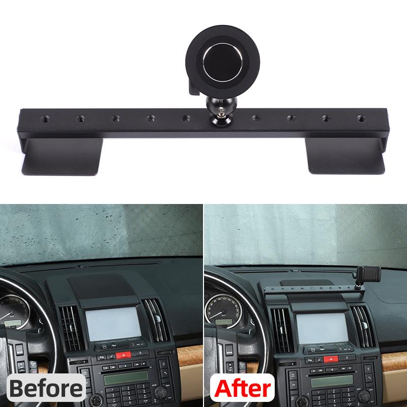 Car Center Console Dashboard Expand Modified Mobile Phone Holder Bracket For Land Rover Freelander 2 2007-2012 Accessories