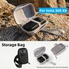 Mini Carrying Case for Insta161 X6 Action Camera Accessories Lens Protection Portable Travel Storage Bag Half-Open Zipper