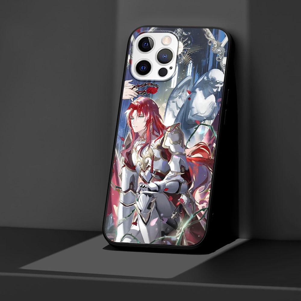 Etui Argenti Honkai Star Rail na Apple iPhone 11 14 13 Mini 15 Plus X XS 12 Pro Max XR Silikonowe Czarne Miękkie Pokrowiec na Telefon