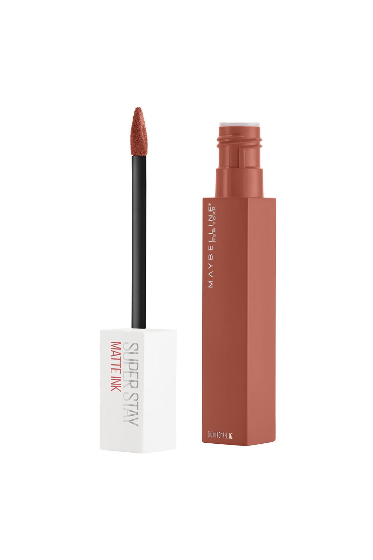 

Maybelline New York Super Stay Matte Ink Liquid Matte Lipstick — 70 Amazonian — Коричневый
