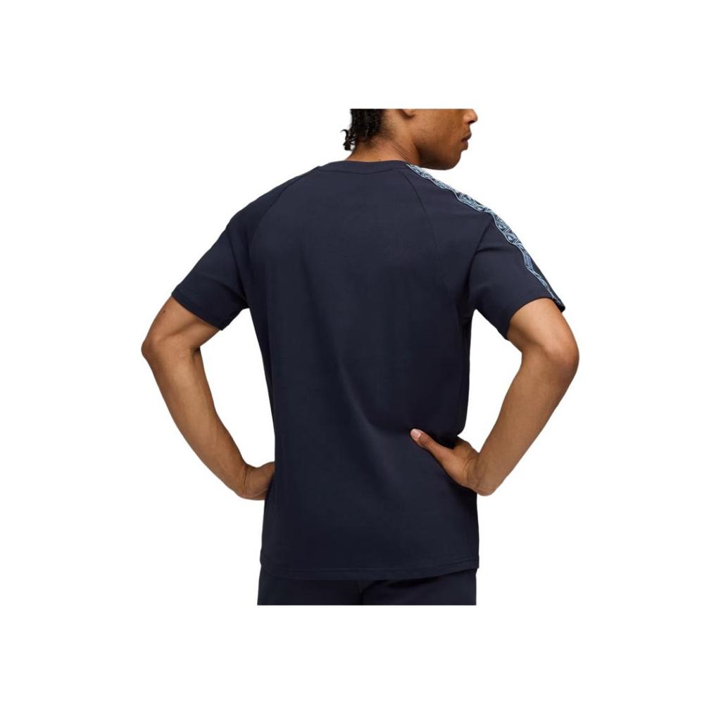 Puma Manchester City SS25 King Series Breathable Comfortable Sports Football Short Sleeve T-Shirt Men Tops Deep-Navy-Blue 782697-06