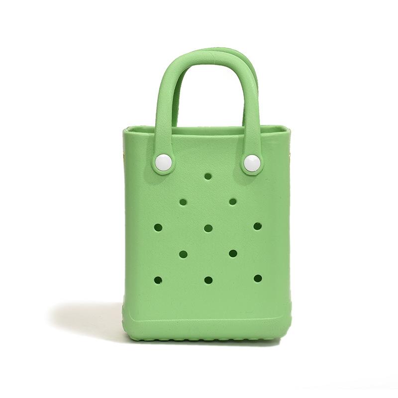 I Kleine Strandlochtasche, lässige Umhängetasche, Handtasche, wasserdichte und verlustsichere Reise-I-Geleetasche.