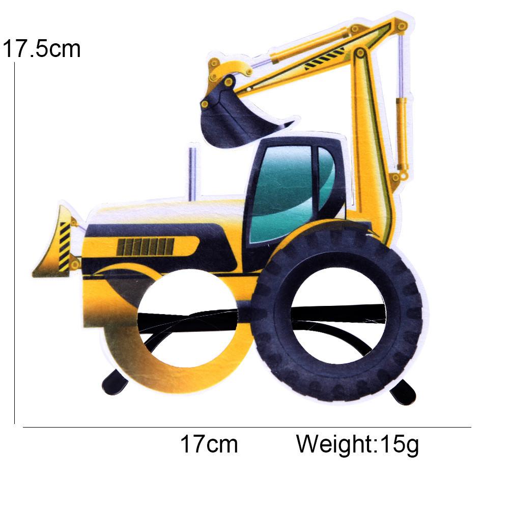Fun Exciting And Constructionthemed Glasses For Memorable Childrens Moments Party