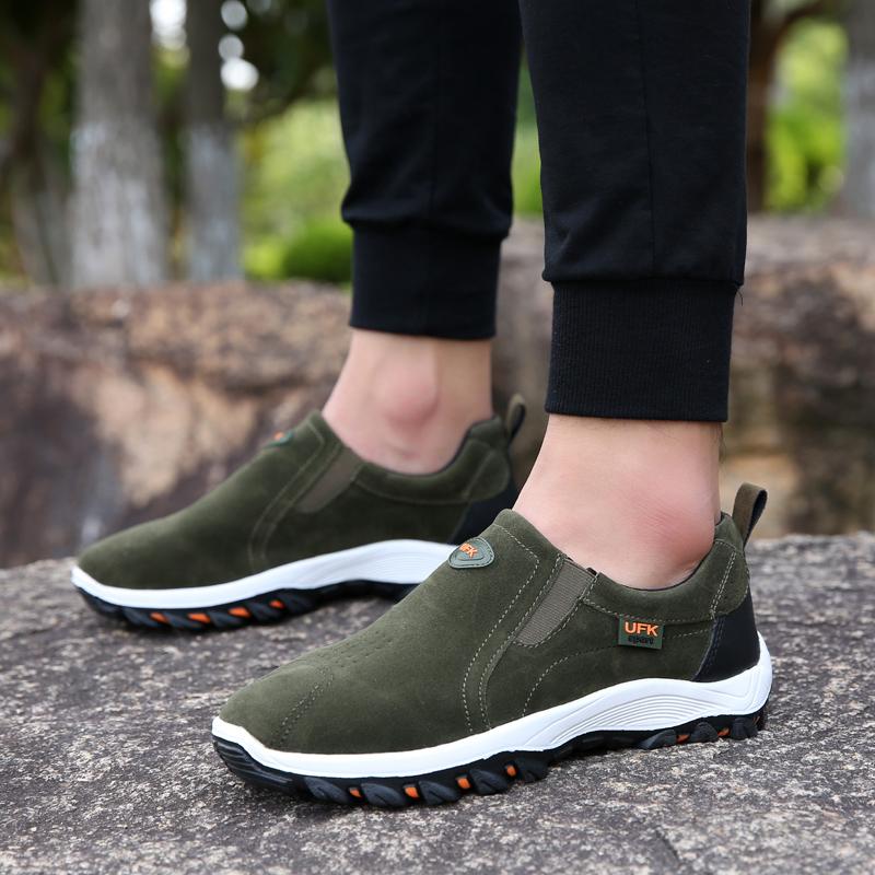 Shoes for Men Casual Shoes Outdoor Hiking Sports Large Light Slip On Loafers Spring Fashionable Fitness Shoes Men Zaoatillas