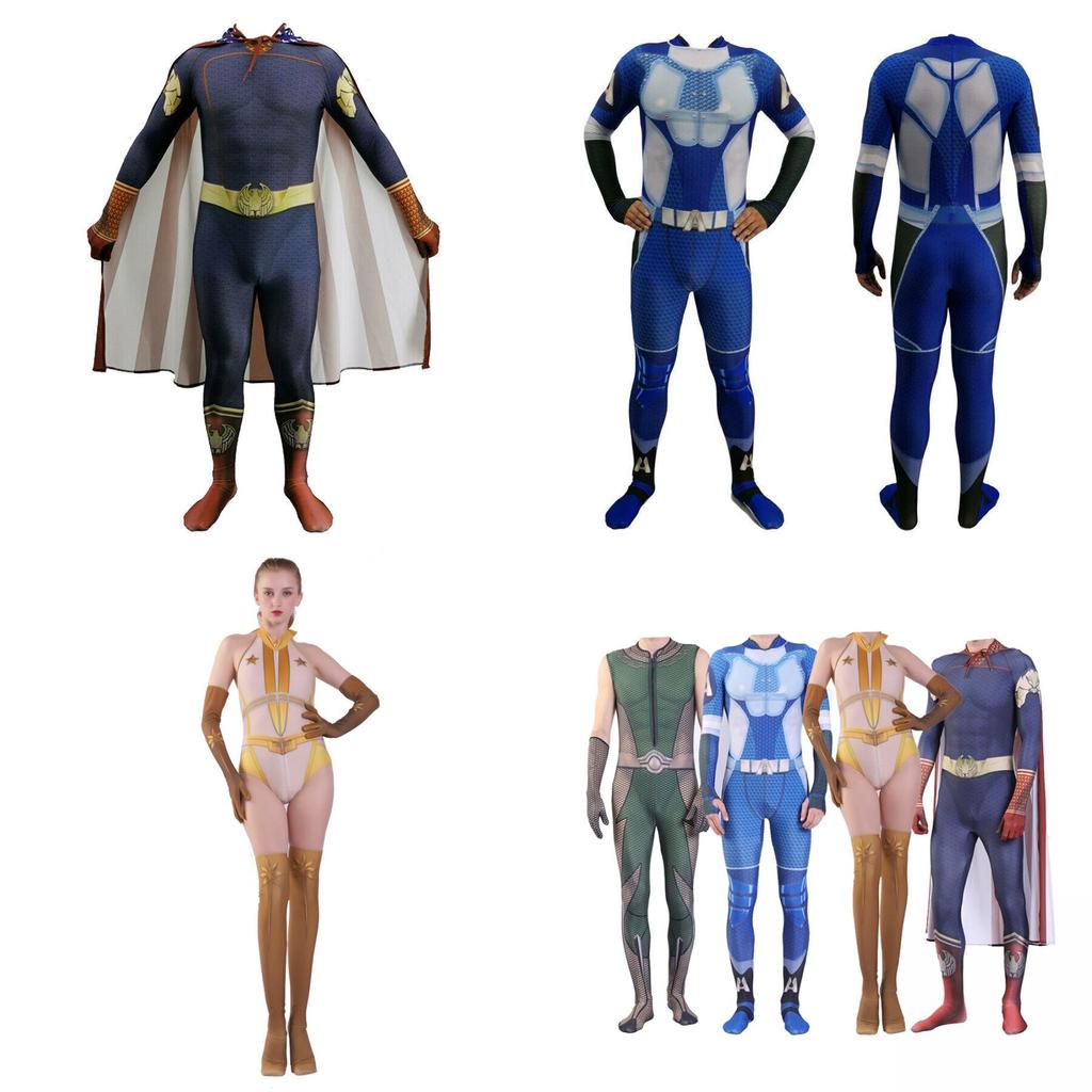 Costume Cosplay The Boys Per Adulti Bambini Homelander A-train Starlight Halloween