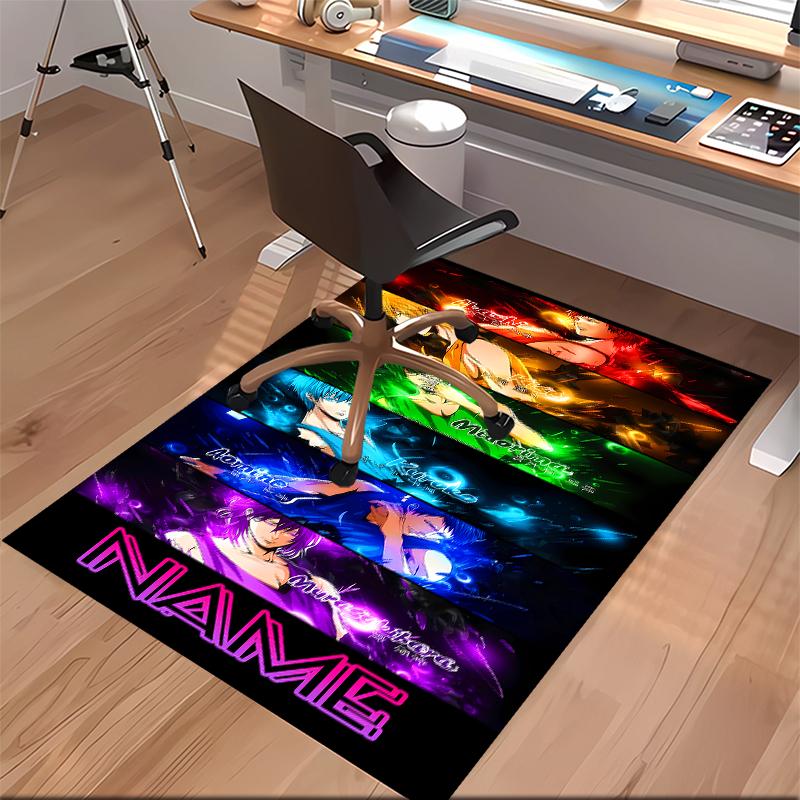 Custom personalization Kuroko's Basketball Print Area Rug - Soft, Washable Non-Slip Indoor Mat,Living Room,Home&Office Decorative Rug