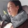 Multifunctional Fillable Travel Neck Pillow Comfortable U-Shaped Pillow Stuffable Neck Portable Waterproof