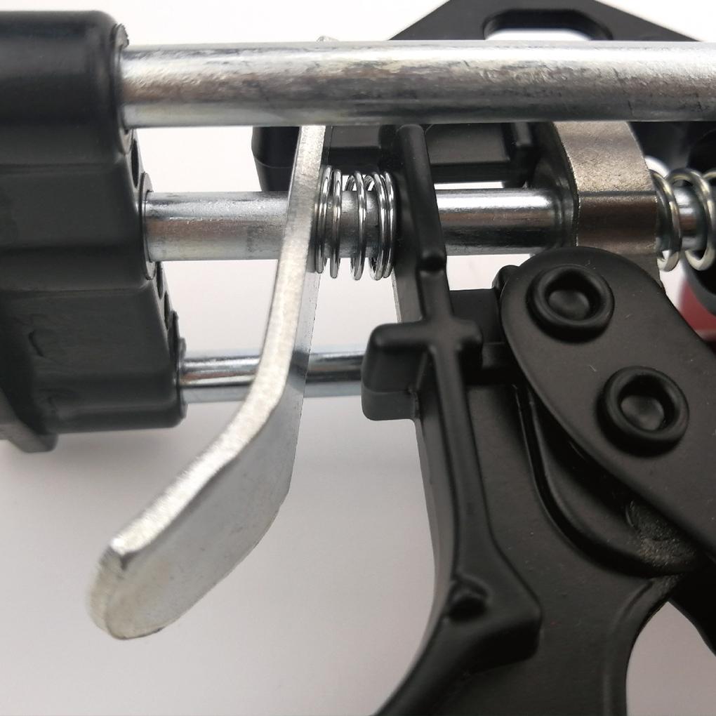 Manual Dual Cartridge Caulking Gun Two-Component Caulking Gun Iron Adhesive Applicator Gun for Epoxy Acrylic Polyurethane