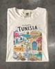 Tunesien Reise T-Shirt, Comfort Colors Tunis Sahara Erbe Souvenir Grafik T-Shirt