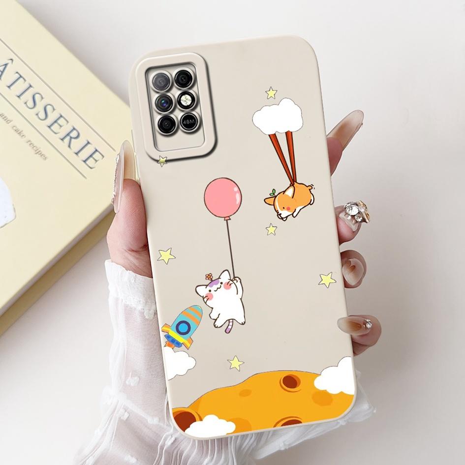 For Infinix Note 8 8i 2020 Case Lovely Astronaut Soft Silicone Funda Shockproof Matte Cover For Infinix Note8 Note8i Phone Cases