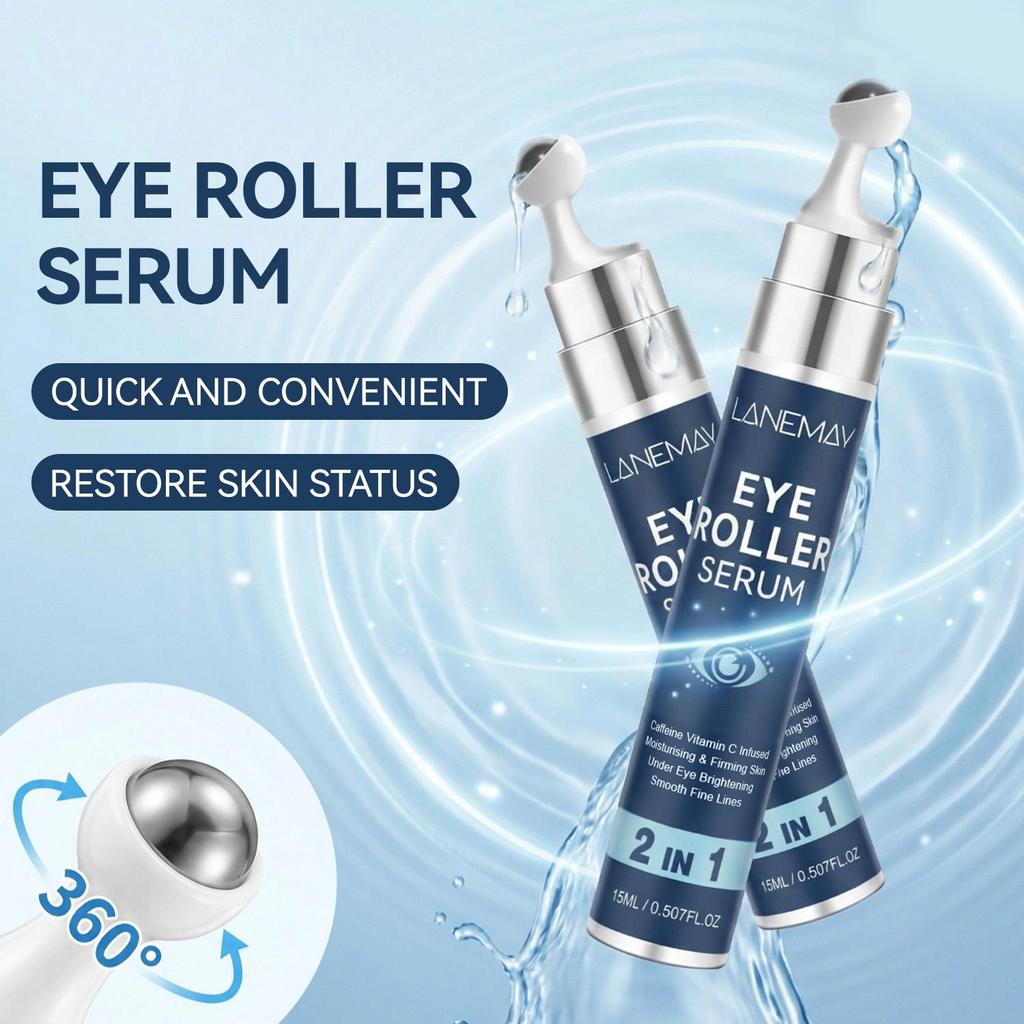 Eye Roller Serum-Reduce The Appearance Of Fine Lines, Reveal Younthful Looking Eyes-Suitable For All Skin Types, 15ml
