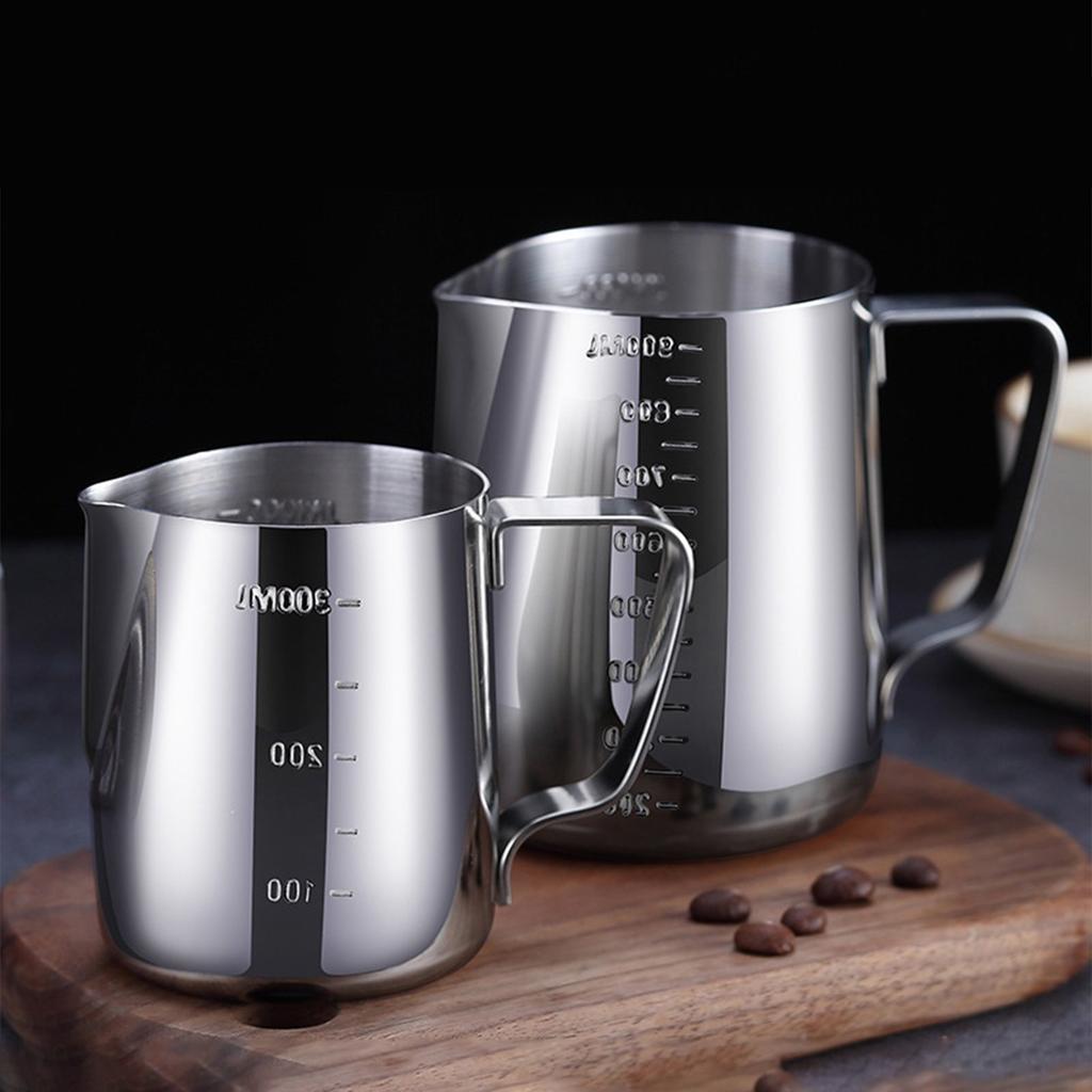 Stainless Steel Milk Frothing Pitcher Latte Art Milk Pitcher Milk Frothing Pitcher Housewarming Gift for Friends
