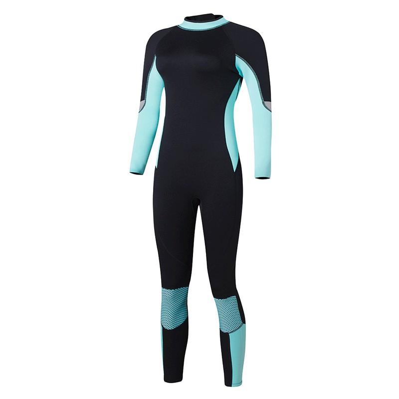 Womens 3mm Full Body Wetsuit Snorkeling Swimming Diving Warm Water Sports Fall Winter
