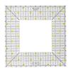 Acrylic Square Ruler Clothing Tailor Ruler Patchwork Ruler Middle Cutout Design Sewing Accessories Seam Needlework Stitch