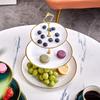 YIJUKECrown 3-Tier Dessert & Snack Plate