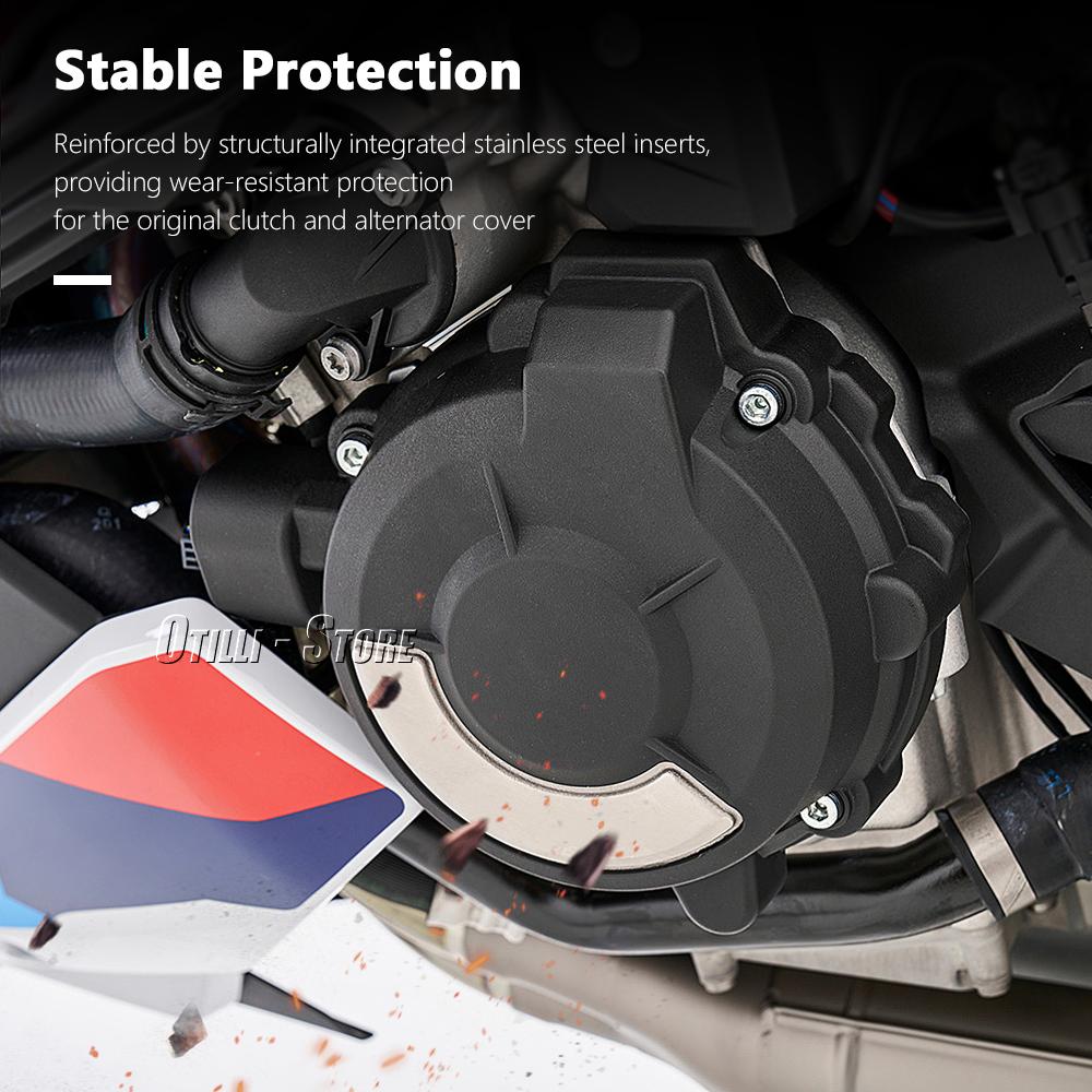 Motorcycle Engine Alternator Cover Clutch Cap Protection Guard Cover For BMW S1000R S1000XR S1000RR M1000R M1000RR Accessories