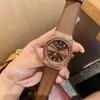Watch Women'S Watch Large Dial Rubber Belt Women'S Light Luxury Fashion Diamond-Encrusted Women'S Watch
