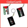 Palestine Flag Keychain Pendant For Special Events And Celebrations Acrylic Material Contemporary Style