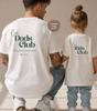 Personalizované ladící tričko - Outfit Táta a Mini - Tričko Cool Dads Club - Dárek pro tátu - Ladící sada Táta a Miminko