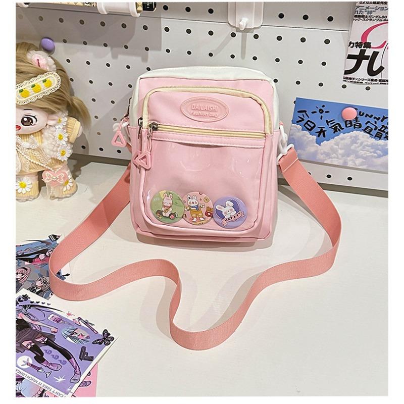 Neue transparente Umhängetasche Damen Freizeit Einfach Student Mode Schmerztasche Tasche Personalisierte Handytasche