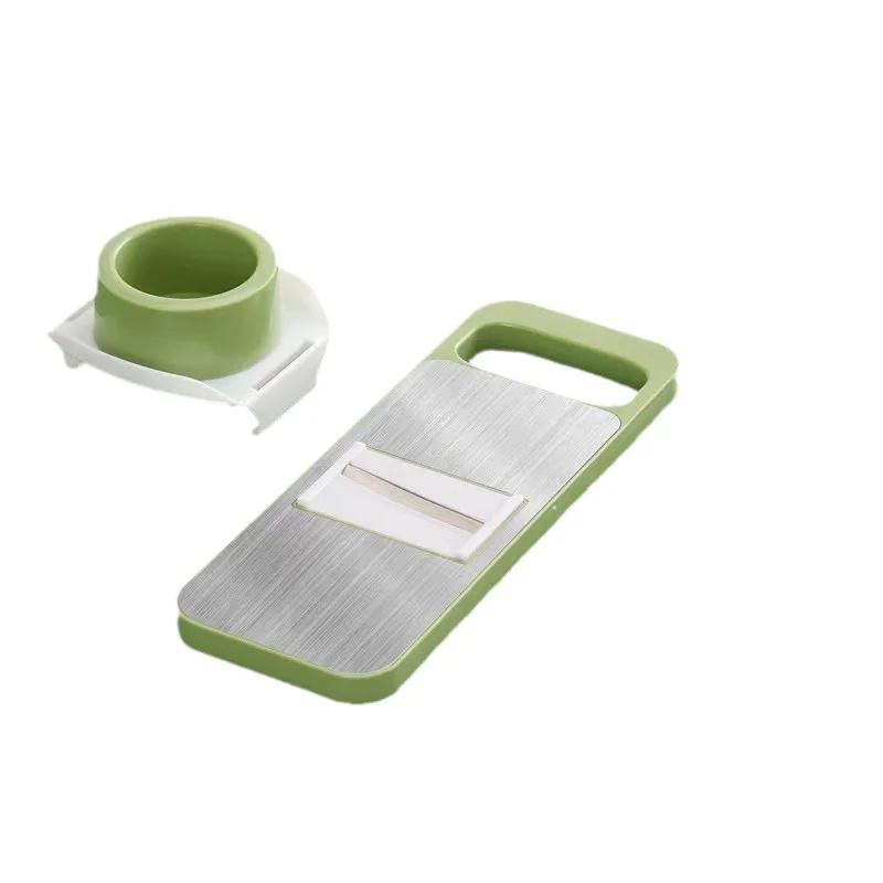 2025 NEU Multifunktionaler Küchengemüseschneider Haushalt Hand Schutz Reibe Edelstahl Reibe Kartoffel Rettich Reibwerkzeug