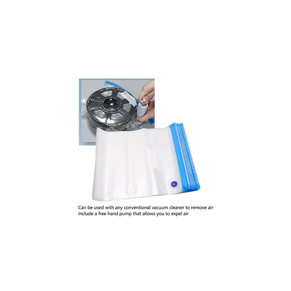 Vacuum Sealed Bags for 3D Printer Filament, 20 3D Printer Filament Storage Bags with Clamp and Hand Pump for 0.5kg-0.75kg-1kg-2kg Rolls