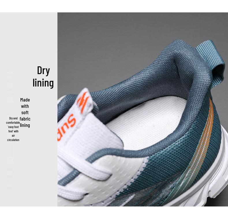 Jin Shi Yuan | Men's Flyknit Running Shoes - Large Size, Breathable, Lightweight, Comfortable Loafers