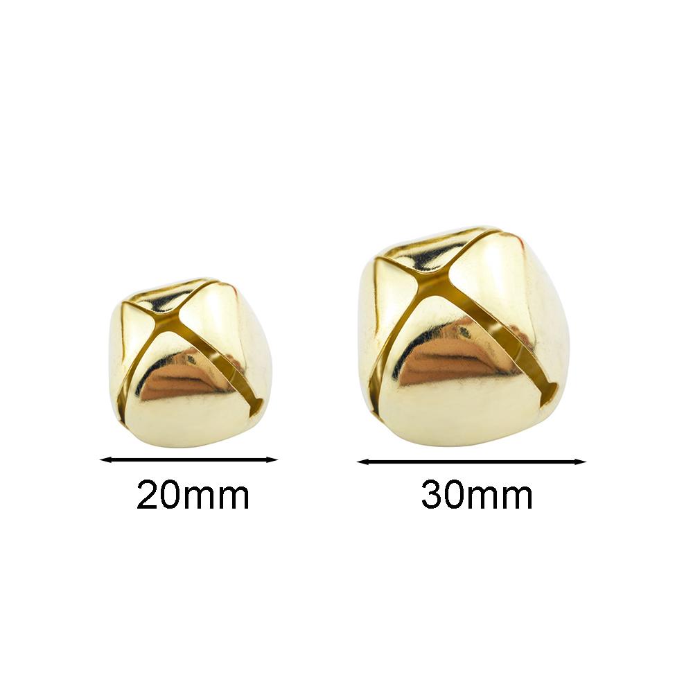 11/11mm Christmas Jingle Bells,Gold Cross Bells For Christmas Tree Decoration,DIY Metal Bell Ornaments